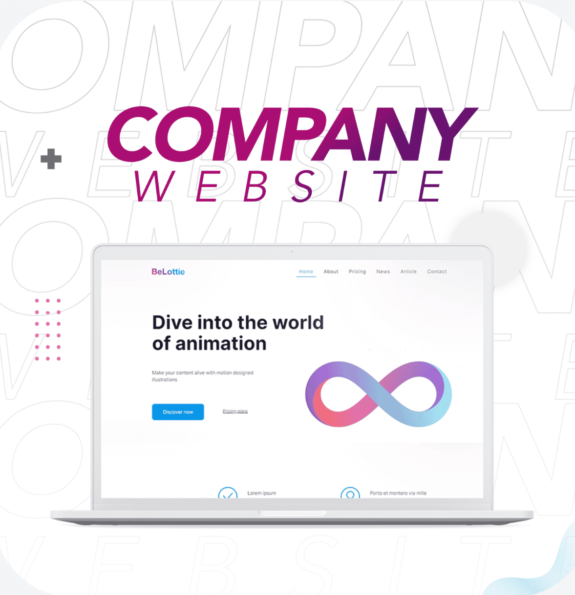 Corporate Website Example